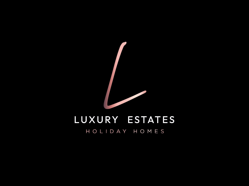 Luxury Estates Real Estate Logo Design