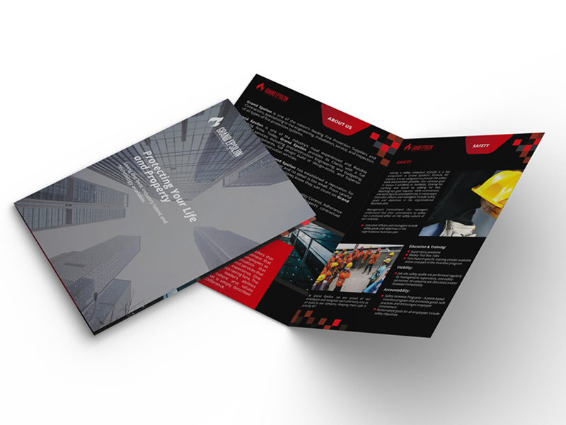 A4 brochure design