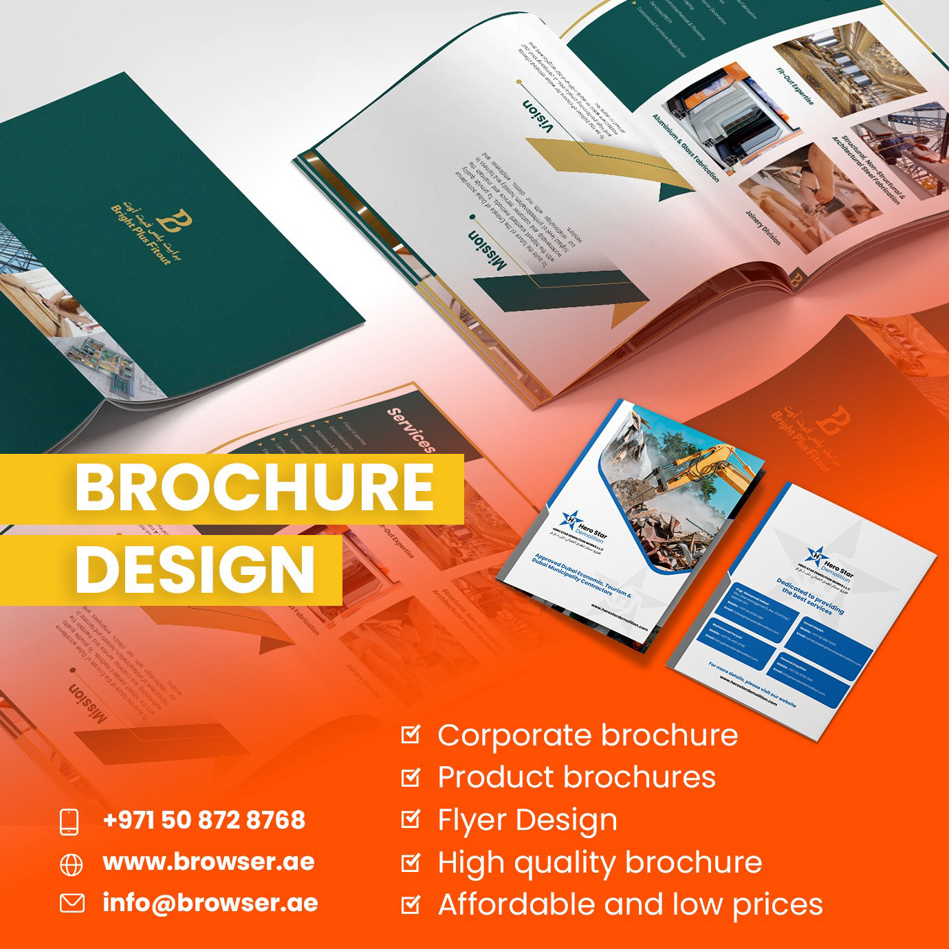 Brochure design compnay Dubai