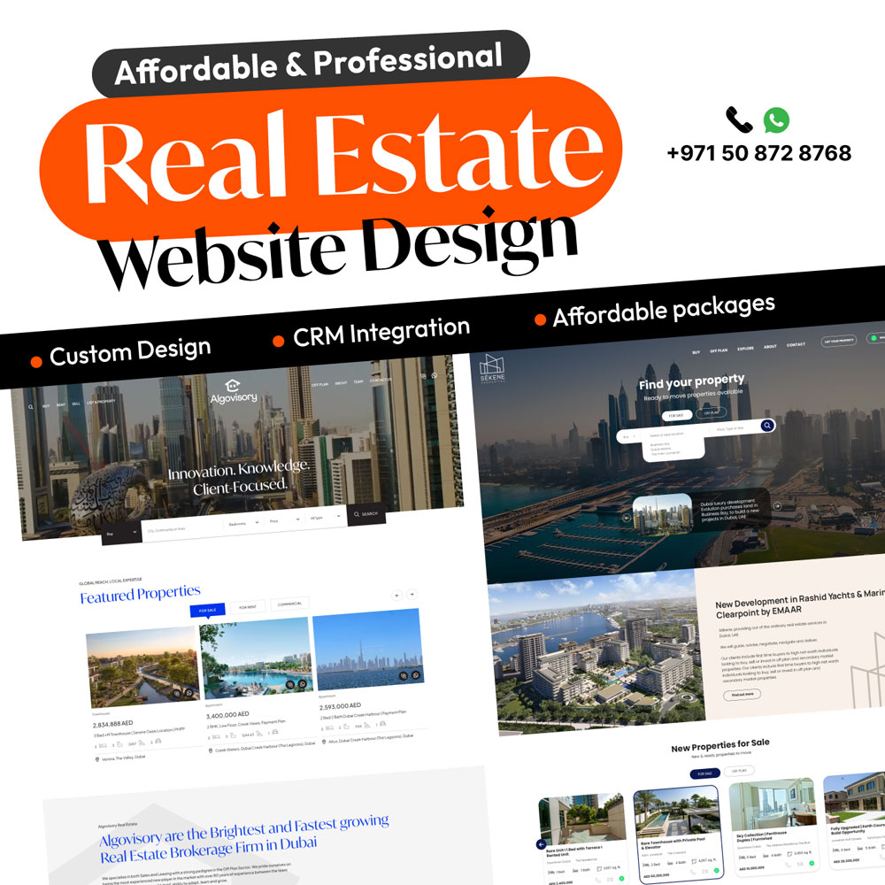 Real Estate Website Design