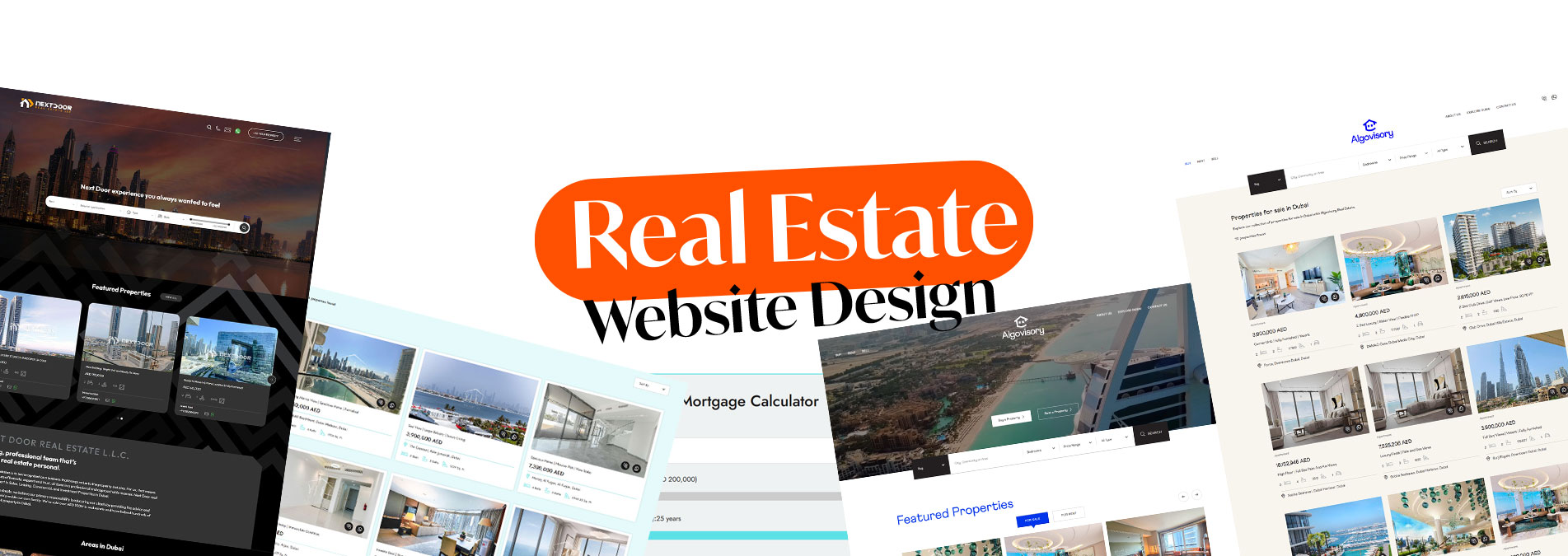 Real Estate website design portfolio