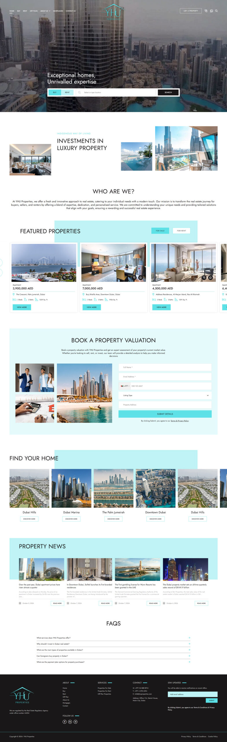 Real Estate Website Development