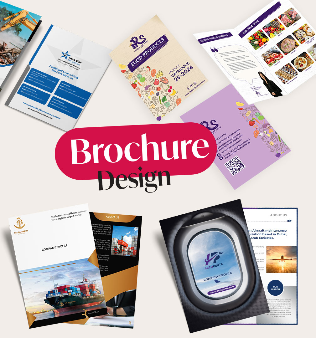 Professional brochure design Dubai