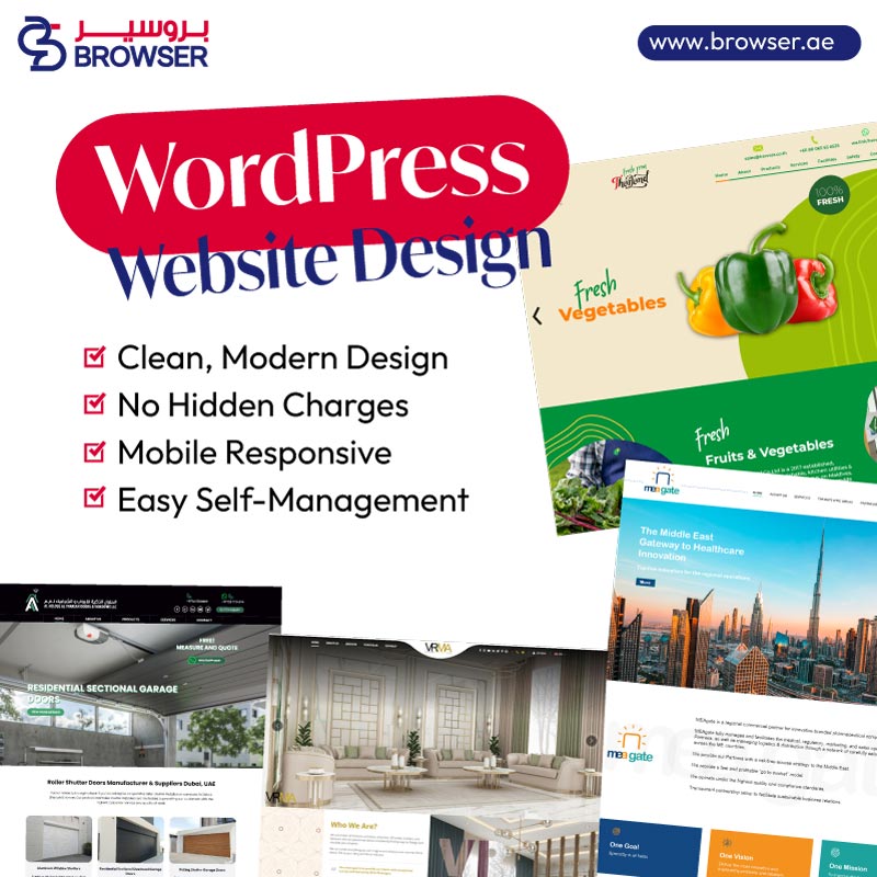 Professional WordPress website design services in Dubai
